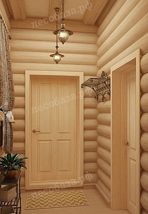 коридор в деревянном доме