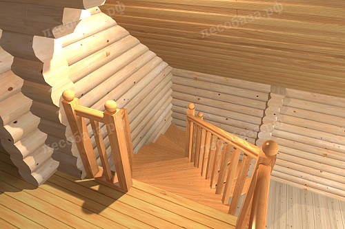 деревянная лестница (проект)