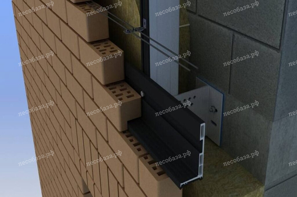 Вентилируемый фасад из керамических блоков