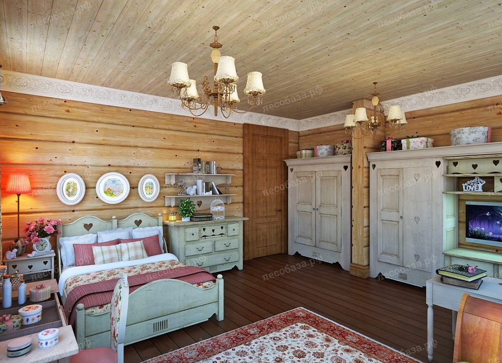 Деревянная Дача Внутри Фото