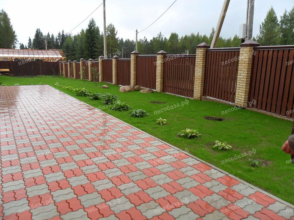 Тротуарная плитка и брусчатка незаменимый элемент ландшафтного дизайна.