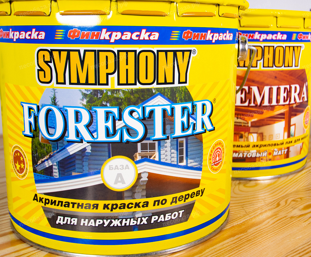 FORESTER Symphony - 100% акрилатная эластичная шелковисто-матовая краска