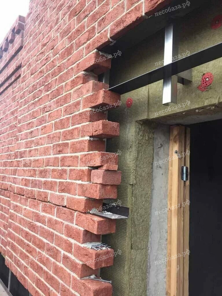 Вентилируемый фасад из кирпича