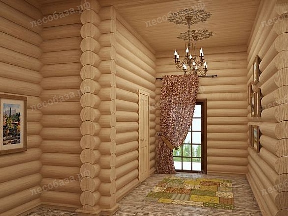 бревенчатый дом