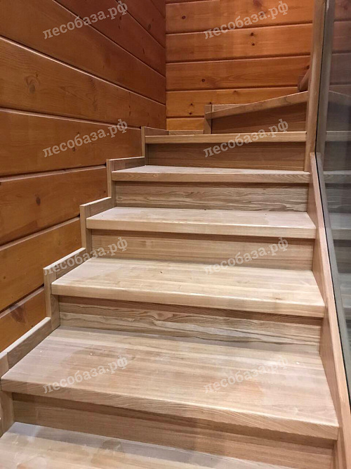 Ступеньки из лиственницы Экстра класса