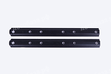 Усиленный крепеж для планкена и террас 190х18х1,0 без стопора, черный