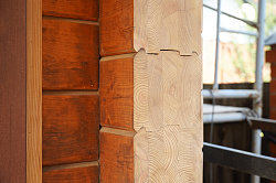 Фото деревянного фасада до реставрации