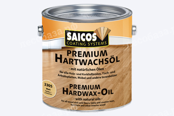 Масло SAICOS с твердым воском Premium Hartwachsöl - 2,5 литра