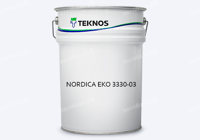 Укрывная краска Teknos NORDICA EKO 3330-03 Base 3 - 18 литров