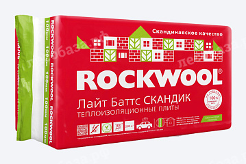 Утеплитель Rockwool Лайт Баттс Скандик 55 мм
