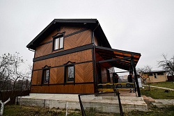 Фотографии дома с внешней отделкой имитация бруса Москва