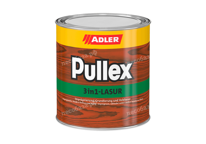 Лазурь-антисептик ADLER Pullex 3in1 Lasur - 10 литров