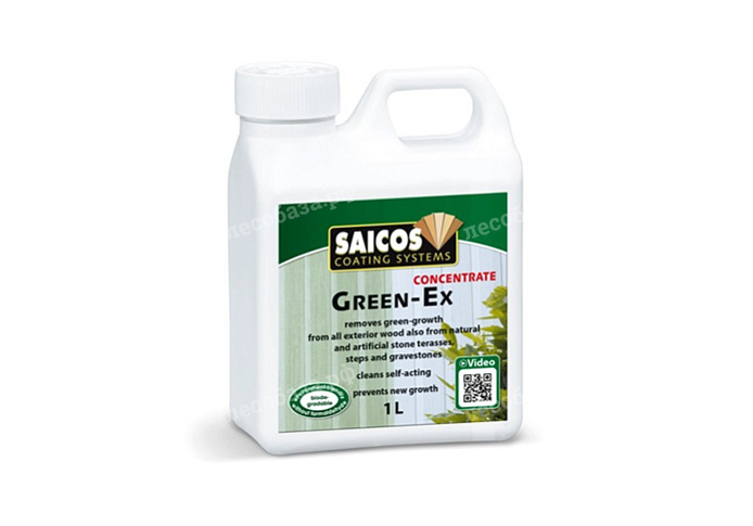 Концентрат SAICOS для удаления зеленого налета GREEN-EX Konzentrat - 1 литр