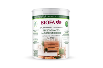 Твердое масло на водной BIOFA 5045 - 9 литров