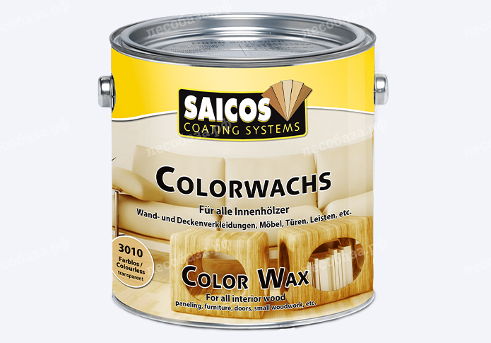 Цветной декоративный воск Colorwachs SAICOS - 2,5 литра