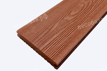 Террасная доска Holzhof Solid полнотелая 150*18*6000 мм - коричневый