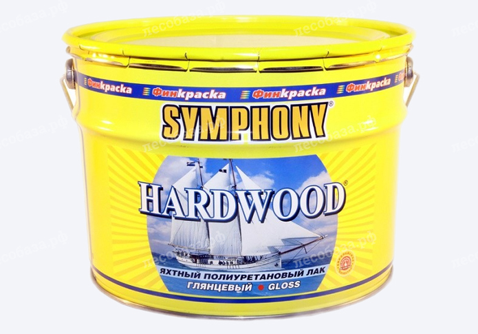Hardwood Symphony - быстросохнущий яхтный лак - 10 литров