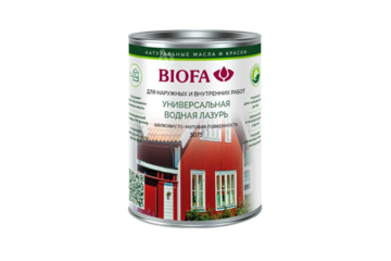 Универсальная водная лазурь BIOFA 5075 (база TR) - 1 литр