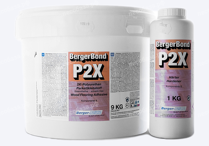 Двухкомпонентный полиуретановый клей «Berger Bond P2X» - 9 литров