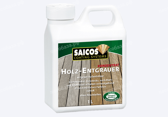 Концентрат SAICOS для удаления серого налета Holz-Entgrauer konzentrat - 1 литр