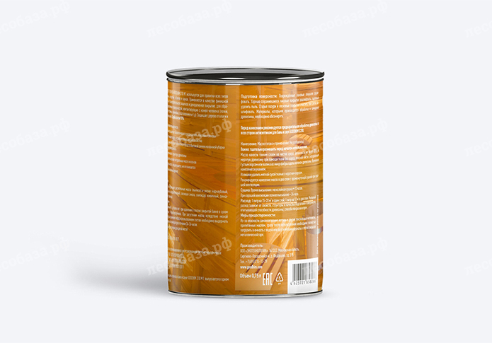 Масло для защиты полков в бане и сауне GOODHIM (запах хвои) (металл) - 0.75 литра