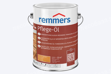 Декоративное масло для террас Remmers Pflege-Öl - 2.5 литра