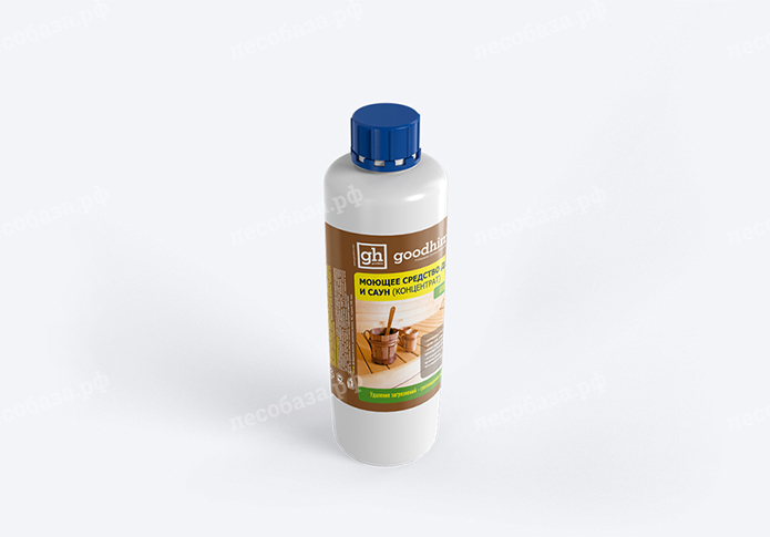 Моющее средство для бань и саун GOODHIM T150 (с ароматом хвои) - 0.5 литра