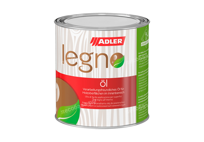 Масло для дерева ADLER ADLER Legno Öl, прозрачное - 0,75 литра