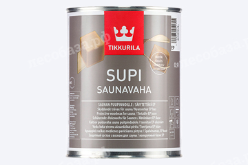 Защитный состав с натуральным воском для бани Tikkurila SUPI Saunavaha - 0,9 литра