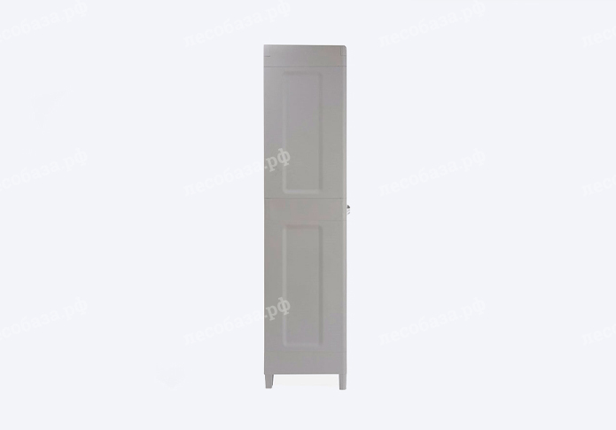 Уличный шкаф 2х дверный глубокий WOODY'S XL (4 полки) - антрацит