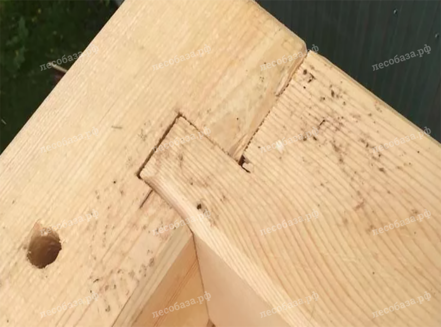 Разнообразные способы соединения деревянных брусков