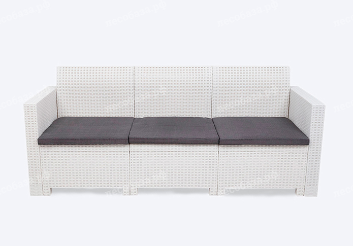Nebraska sofa 3 (трехместный диван) - белый