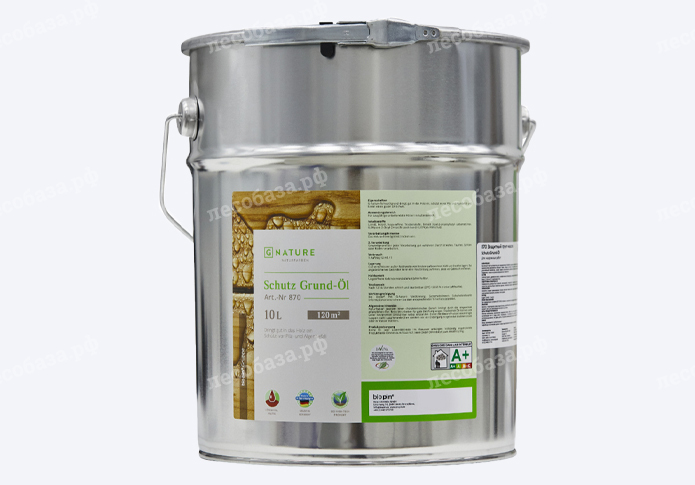 Защитное грунт-масло Gnature 870 Schutz Grund-Öl - 10 литров