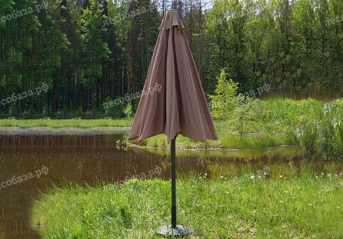 Зонт Салерно D300 - коричневый