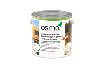 Защитное масло OSMO UV-Schutz-Öl Farbig с УФ-фильтром, цветное - 25 литра