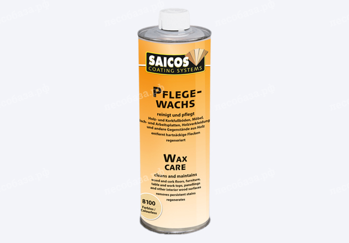 Воск SAICOS для обновления поверхностей покрытых маслом/воском PFLEGE-WACHS - 10 литров