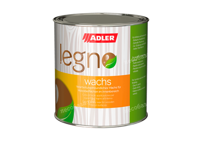 Воск для мебели и интерьеров ADLER Legno-Wachs - 5 литров