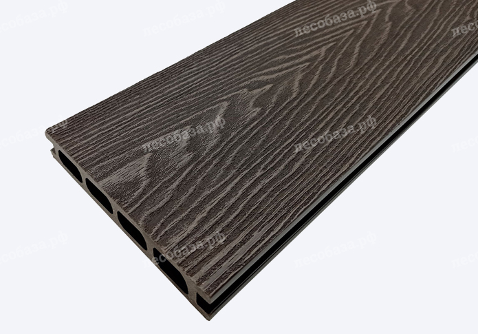 Террасная доска NauticPrime (Middle) Esthetic Wood (шовная) 150*24*4000 мм - венге
