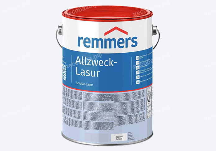 Лазурь Remmers для дерева Allzweck-Lasur для стен и потолков - 20 литров