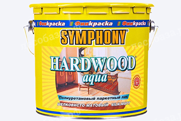Hardwood Aqua Symphony - полиуретановый паркетный лак - 9 литров