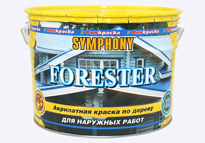 Краска фасадная по дереву FORESTER Symphony Base 1 - 9 литров