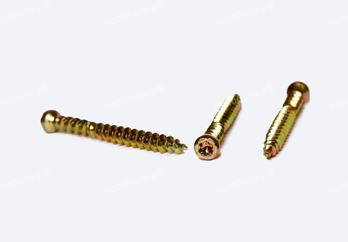 Саморезы Eurotec Cylinder Head Screw 3,9х42 для доборов, фальш-балок, плинтусов - 400 шт.