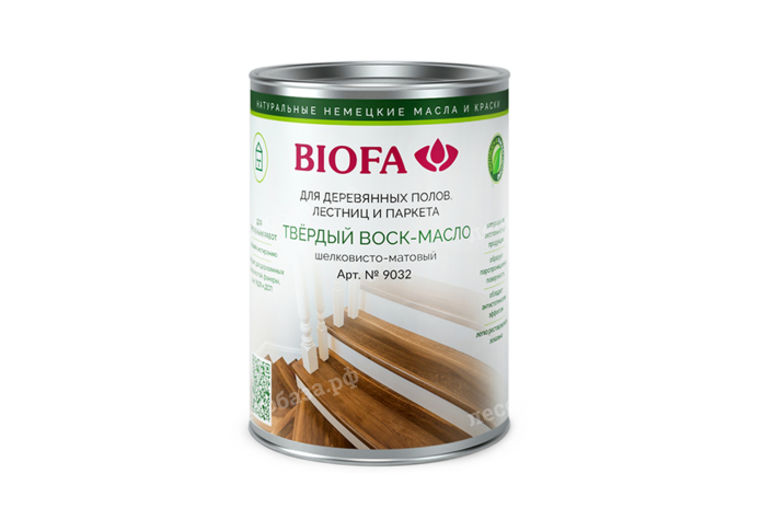 Твердый воск-масло BIOFA 9032 - 0,4 литра