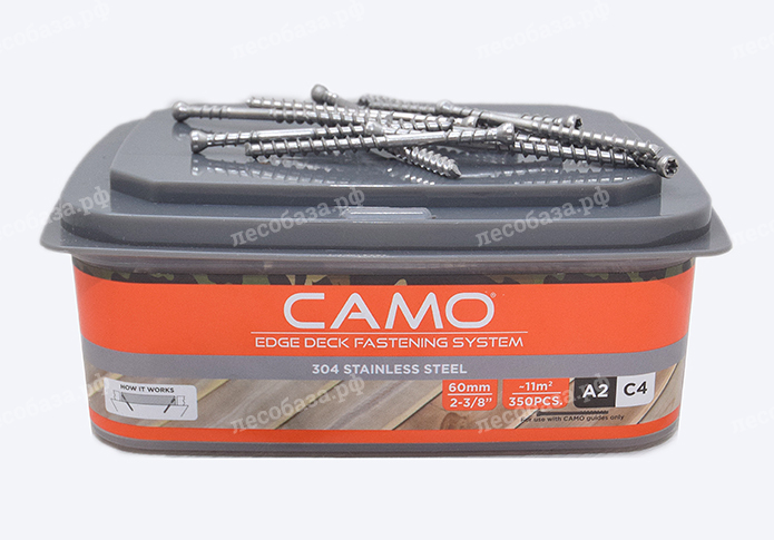 Саморезы CAMO А2 60 мм для террасы - 1750 шт.